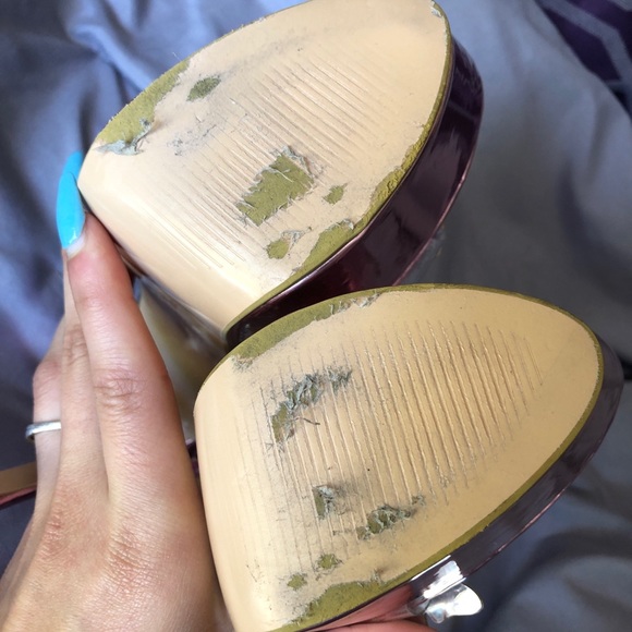 Pink metallic Barbie platforms - Picture 8 of 8